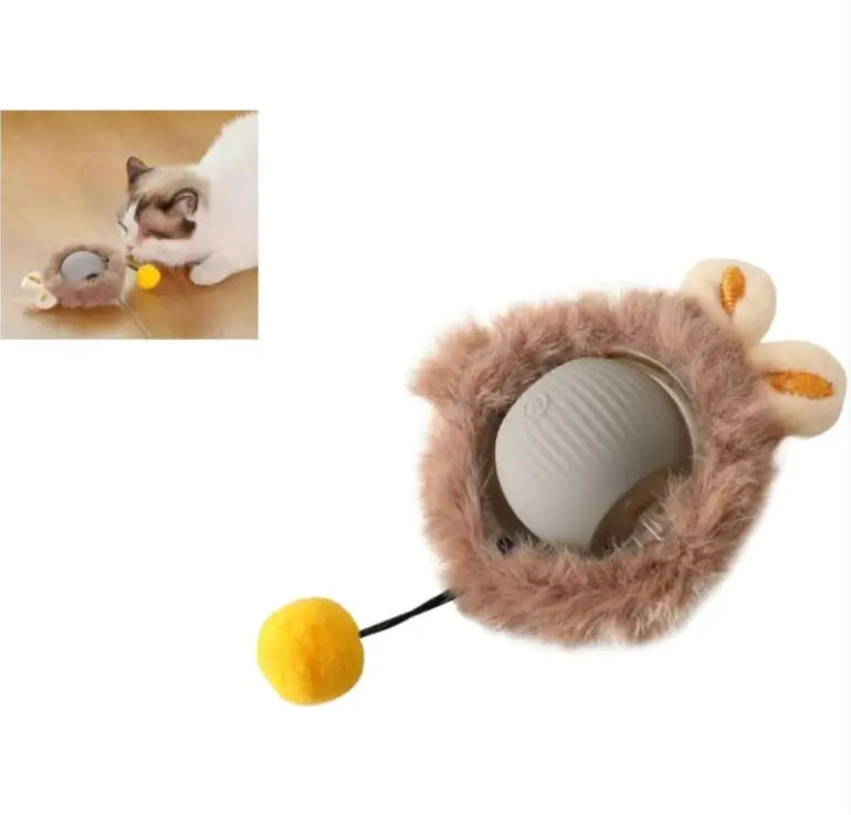 Smart auto rolling pet toy ball