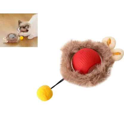 Smart auto rolling pet toy ball