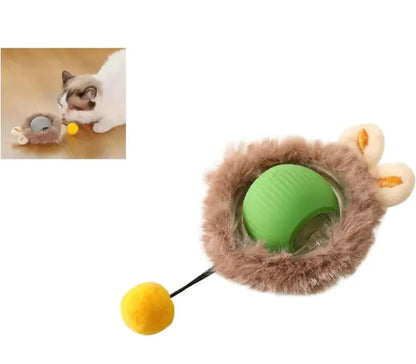 Smart auto rolling pet toy ball